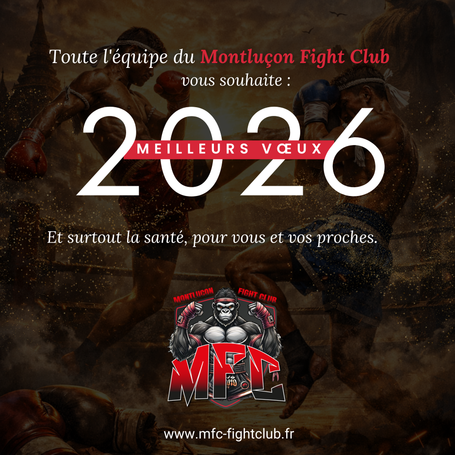 Carte de vœux 2026 du Montluçon Fight Club