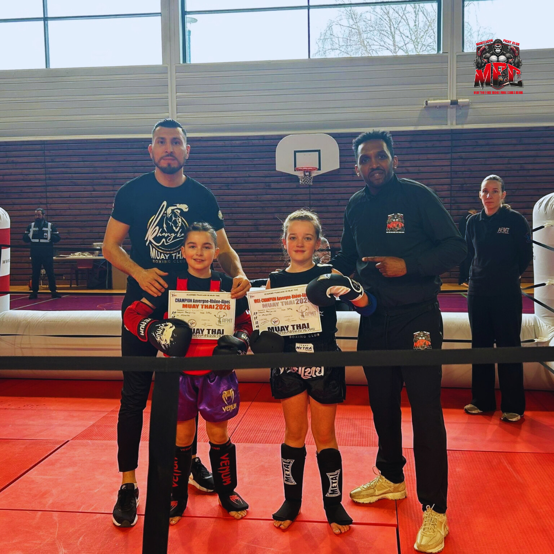 Podiums et médailles – Championnat AURA 2026 AFMT : résultats du Montluçon Fight Club