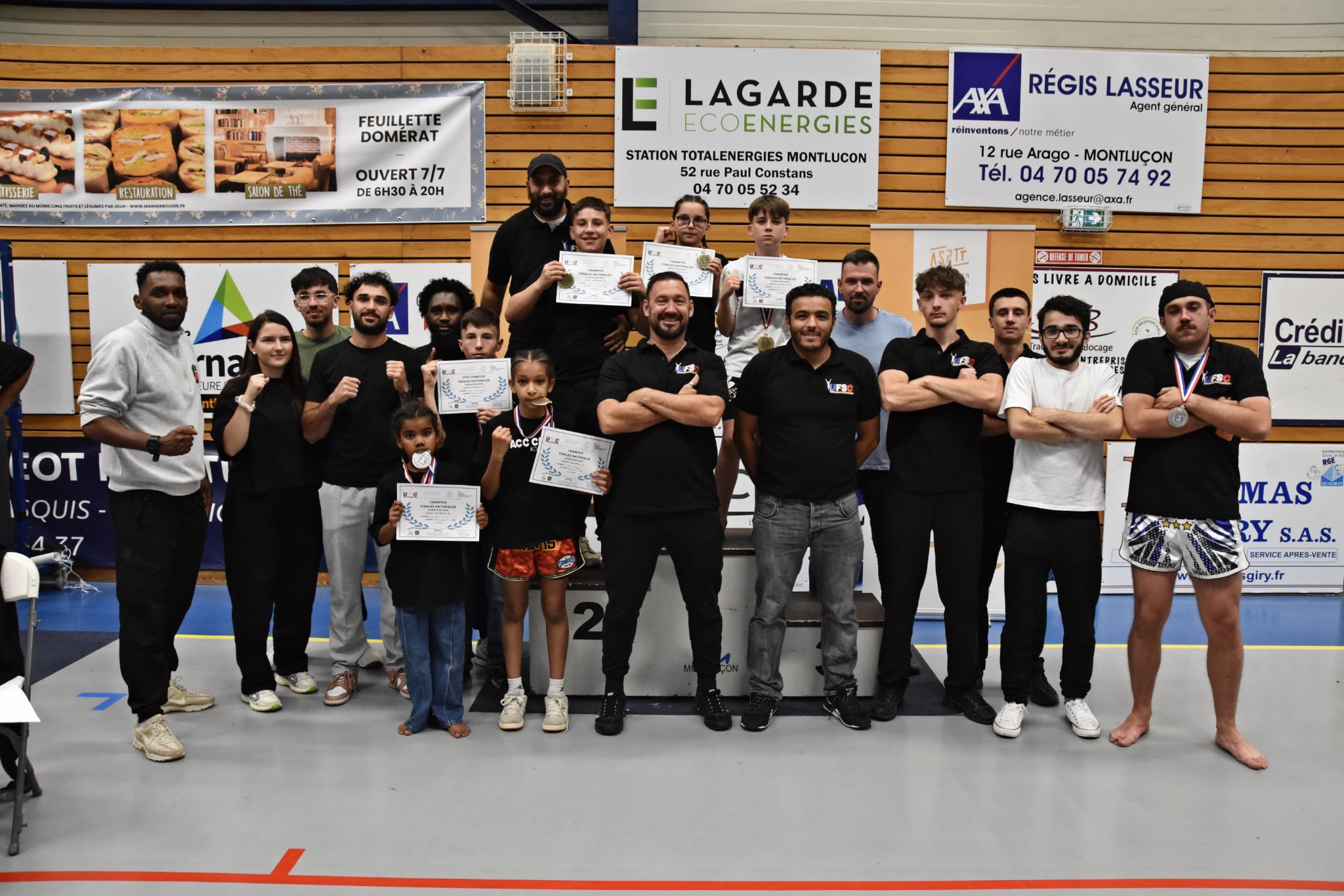 Championnat de France UFSC à Montluçon : le MFC au cœur d’une grande journée de Kick Boxing Light Contact