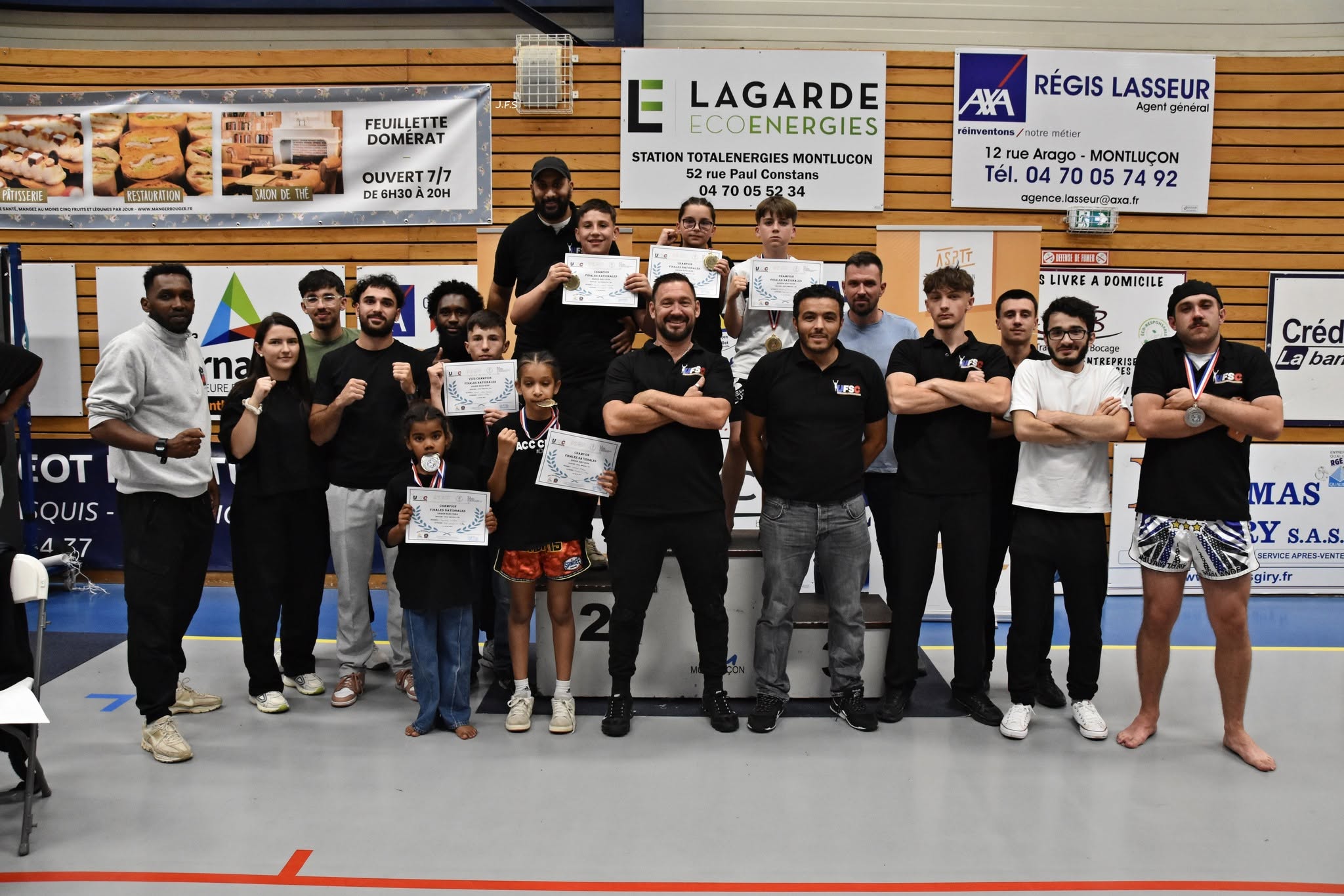 Championnat de France organisé par le Montluçon Fight Club