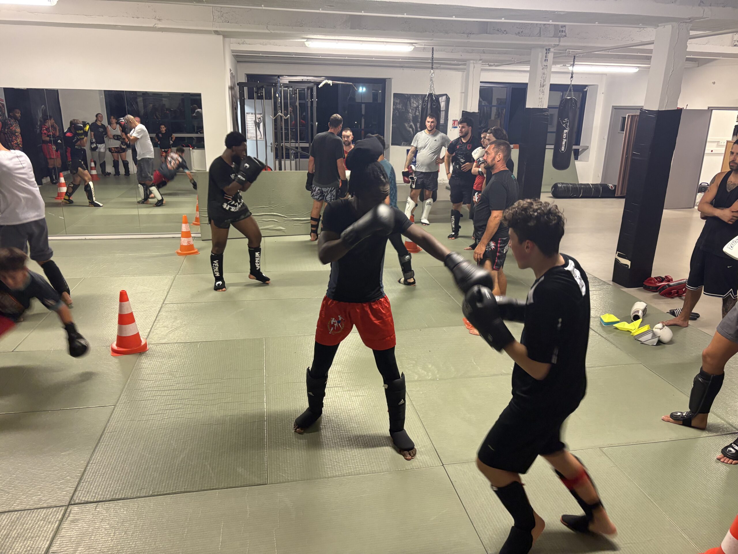 Entraînement au Montluçon Fight Club